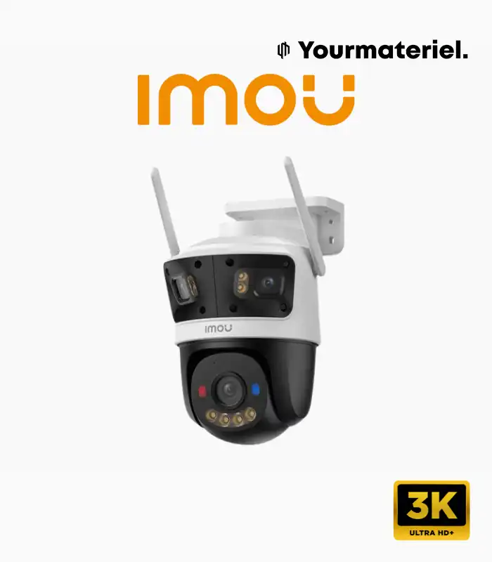 IMOU Cruiser Triple-Lens : 11MP à double objectif avec détection humaine/véhicule / couleur IPC-S7UP-11M0WED