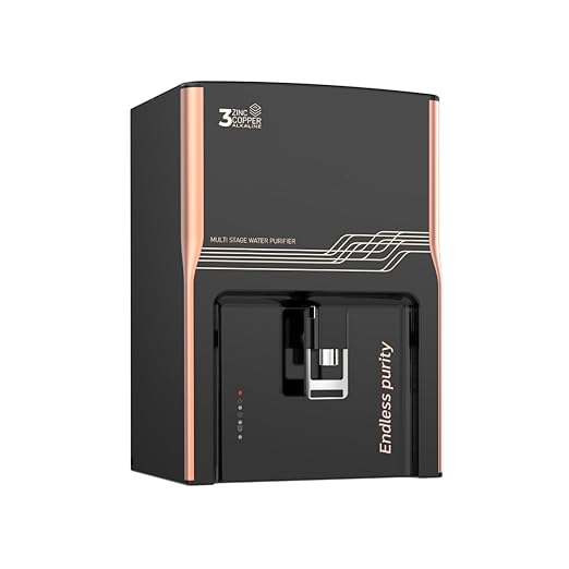 AQUAULTRA Purity Copper Ro Water Purifier | Copper + Ro + Uv | 11L Storage Tank | Suitable For All Type Of Water Supply | Wuth 60% Water Saving Mode
