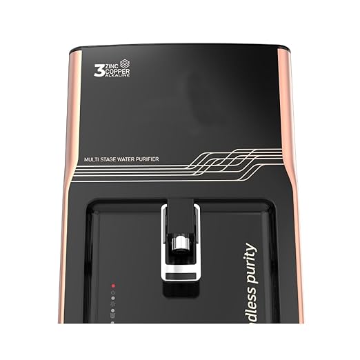 AQUAULTRA Purity Copper Ro Water Purifier | Copper + Ro + Uv | 11L Storage Tank | Suitable For All Type Of Water Supply | Wuth 60% Water Saving Mode
