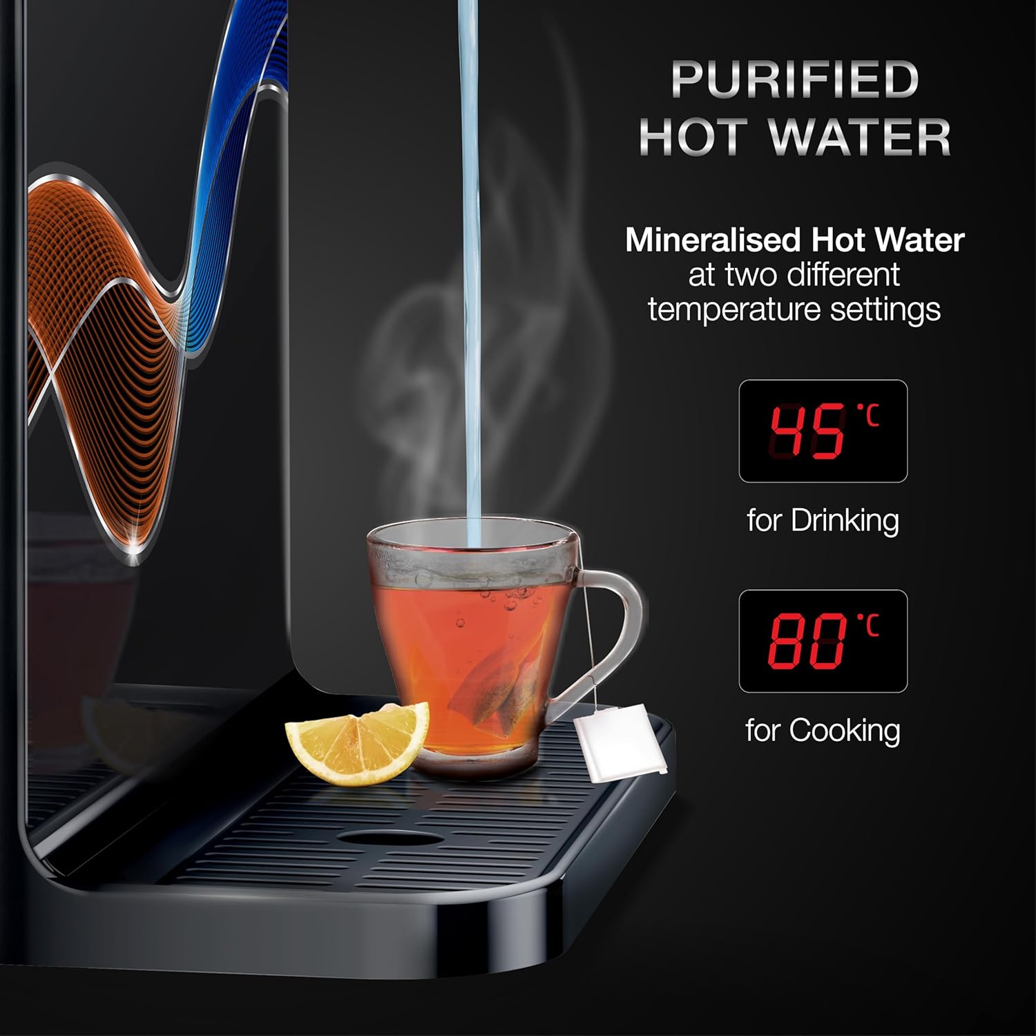 AO Smith Z9 Pro Black Instant Hot and Ambient Water RO+ SCMT+ Copper +Alkaline+ Mintech | Hot Water in Stainless Steel Tank| Save upto 55% Water |10L Storage...