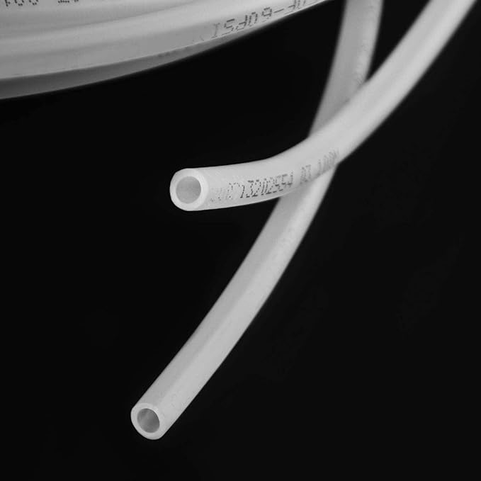 Devansh Water Purifier/Pipe 5 Meters 1/4" RO Tubing with 2 Jointers & Teflon Tape | Universal Fit for All RO Water Purifiers (White)