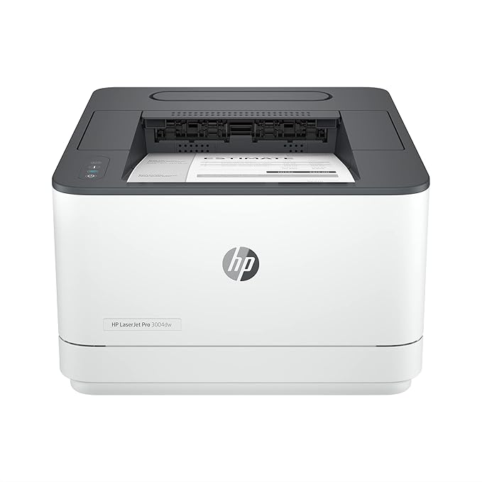 HP Laserjet 3004dw Duplex Printer: Black & White Printer, Self Reset Dual Band WiFi with self heal, Ethernet, Fast Printing Upto 33ppm, Easy and Secure Setup, Smart App Enabled