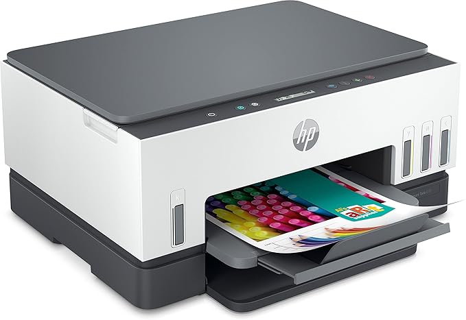 HP Smart Tank 670 All-in-One Auto Duplex WiFi Integrated Ink Tank Colour Printer, Scanner, Copier- High Capacity Tank with Automatic Ink Sensor, Multicolor