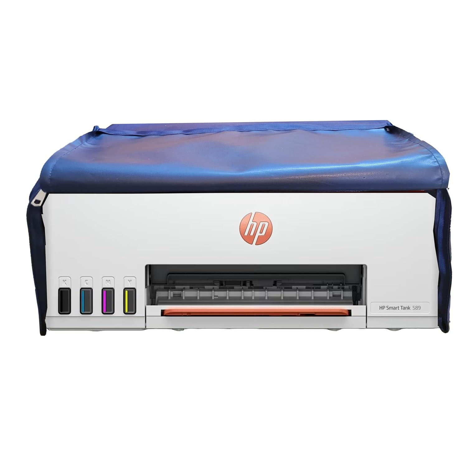 Dust Proof Chain Printer Cover for HP Smart Tank All-in-One 589 Blue
