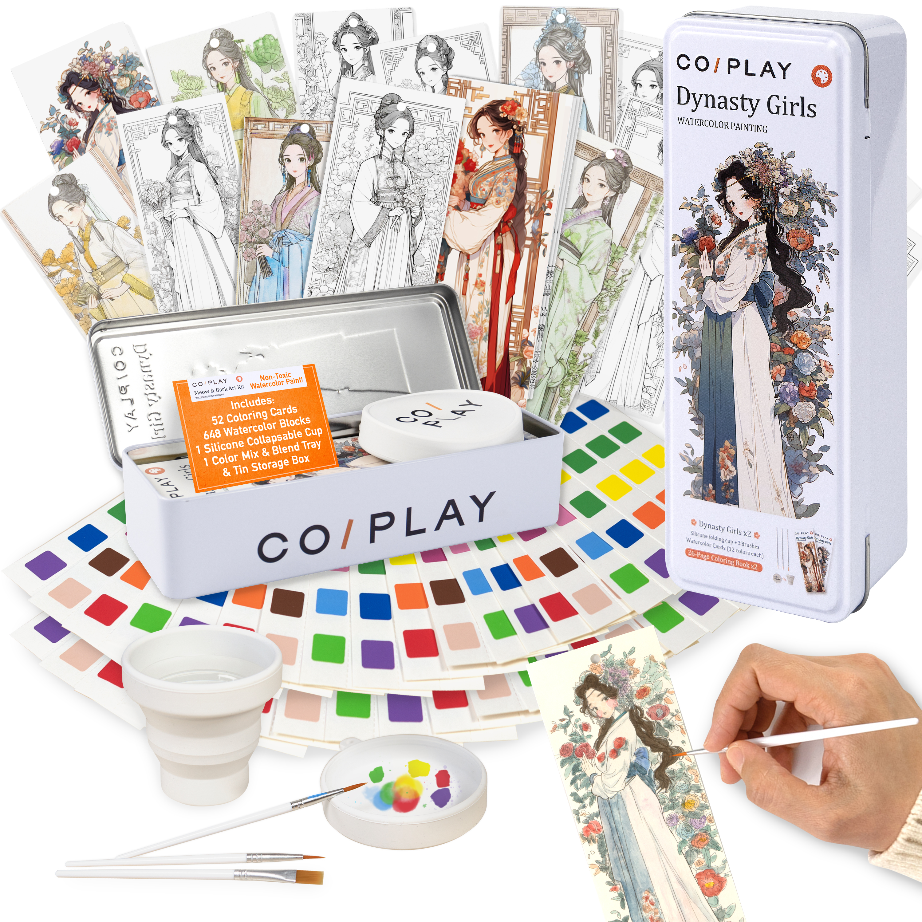 Dynasty Girls Watercolor Painting Kit