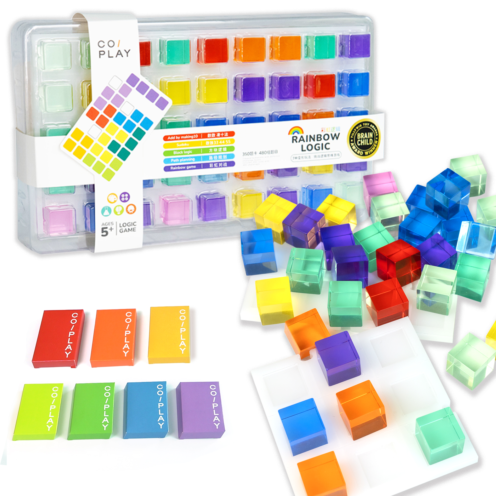 Rainbow Logic Puzzle Game Acrylic