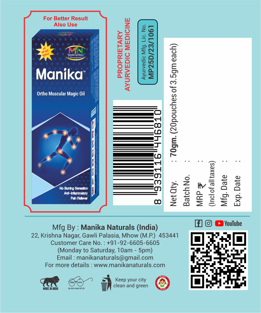 Manika Arthritis Relief Powder