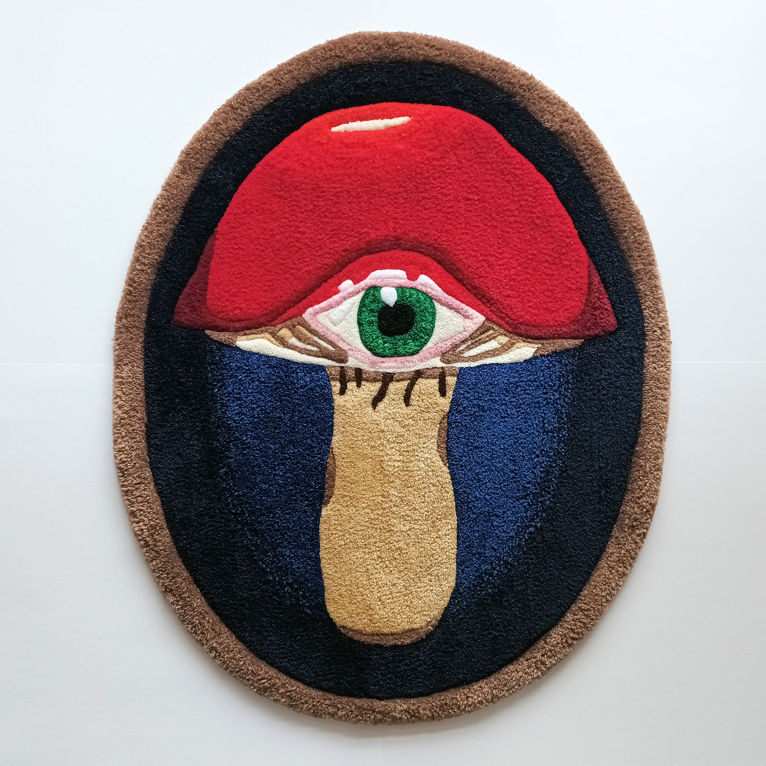 Mushroom Eye Rug