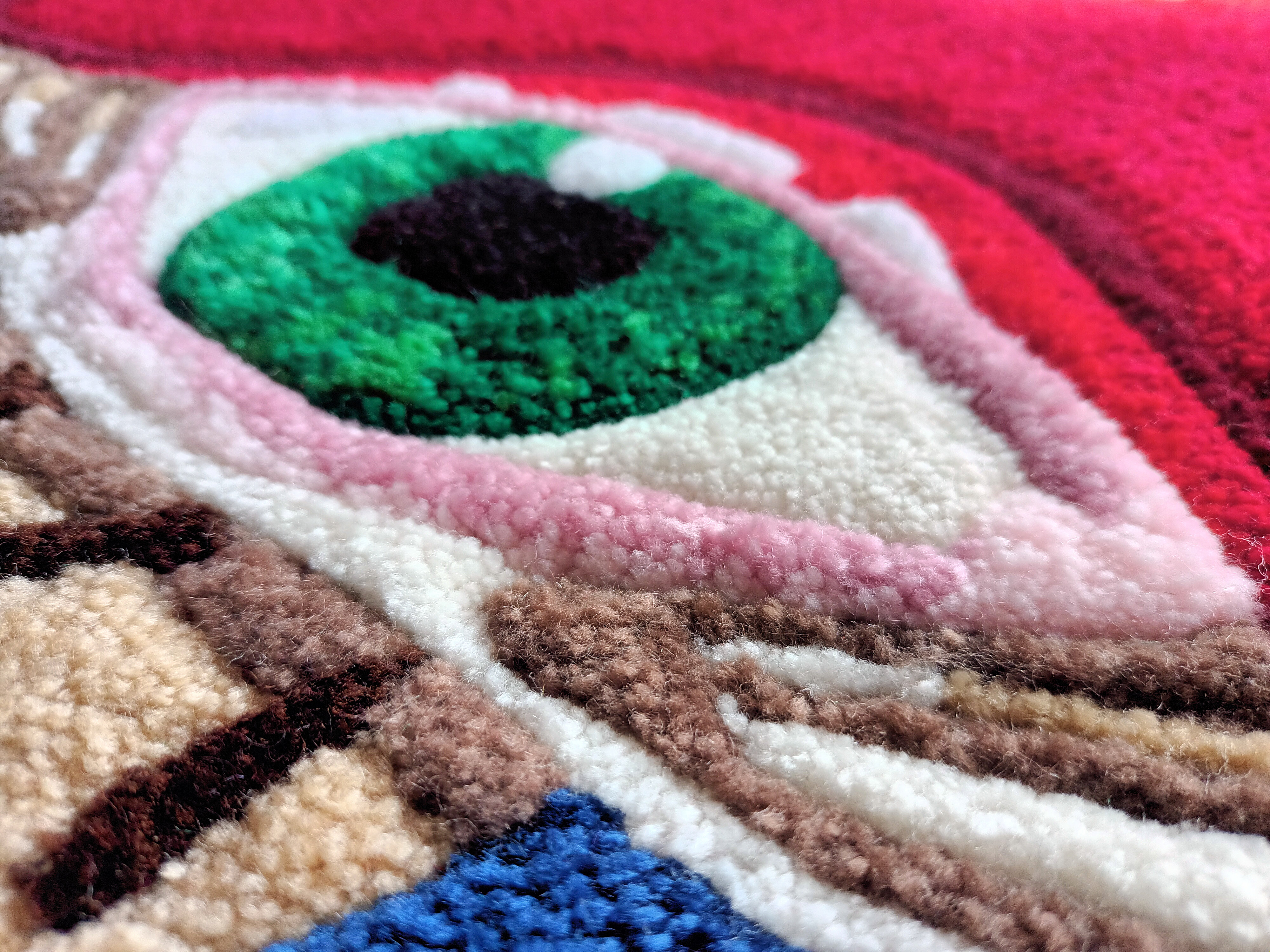 Mushroom Eye Rug
