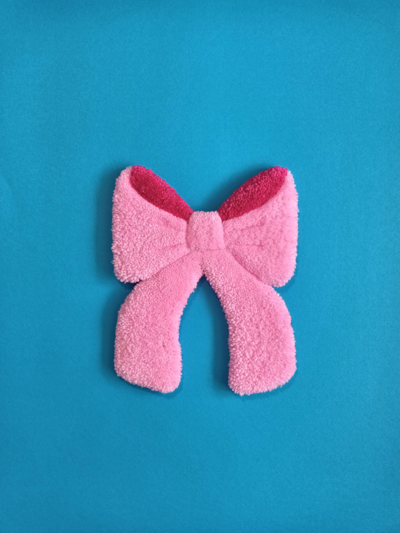 Bow Pink Applique