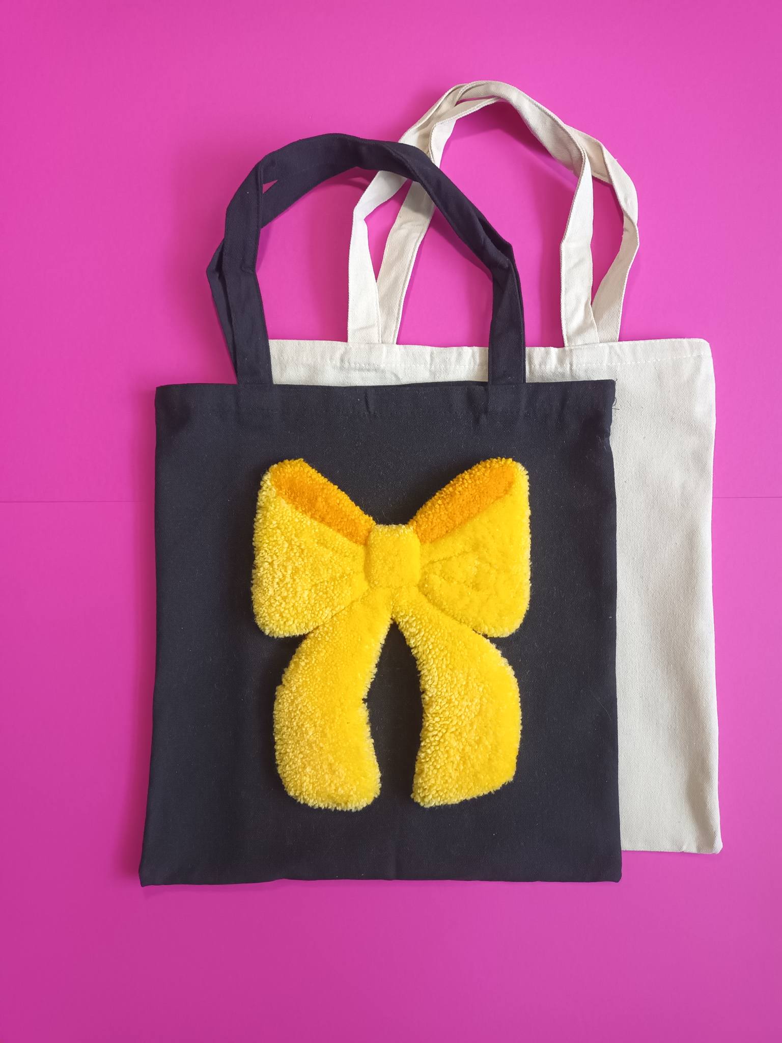 Bow Yellow Applique