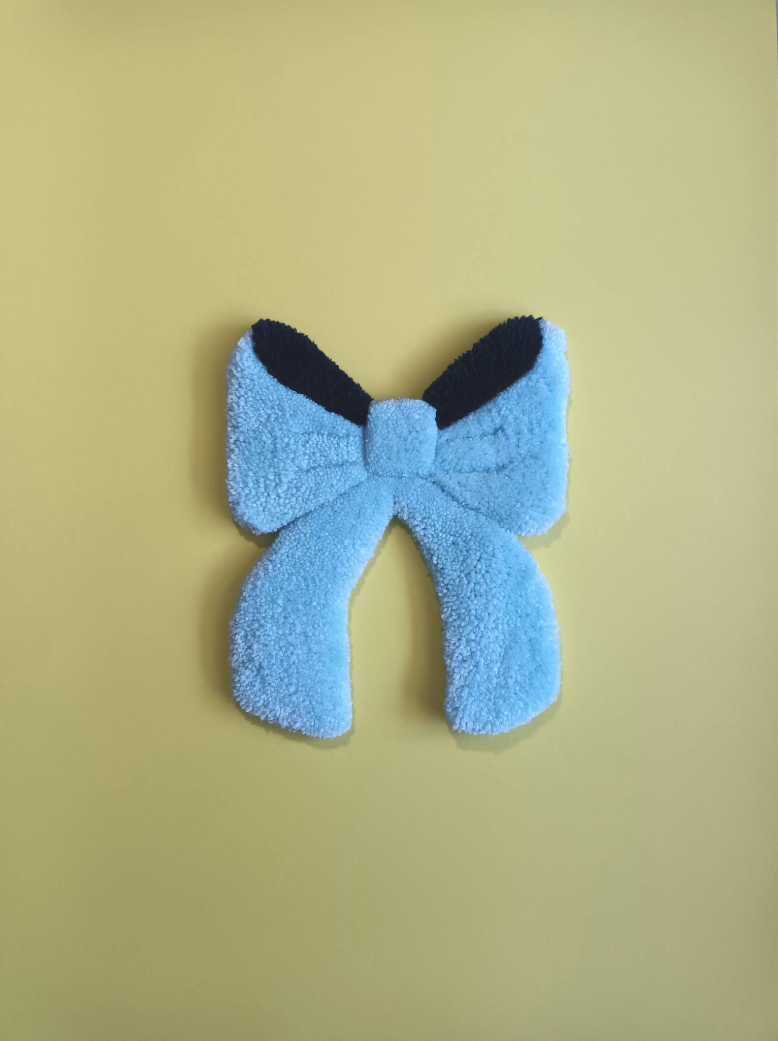 Bow Blue Applique