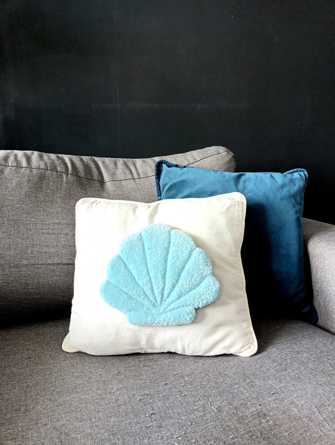 Shell Blue Applique