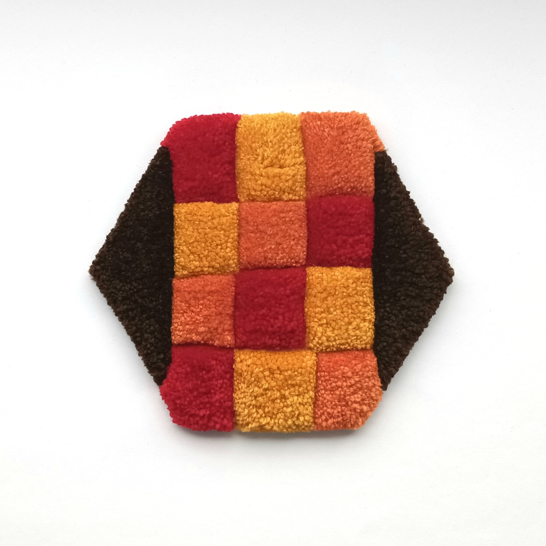 Hexagon Retro checkered