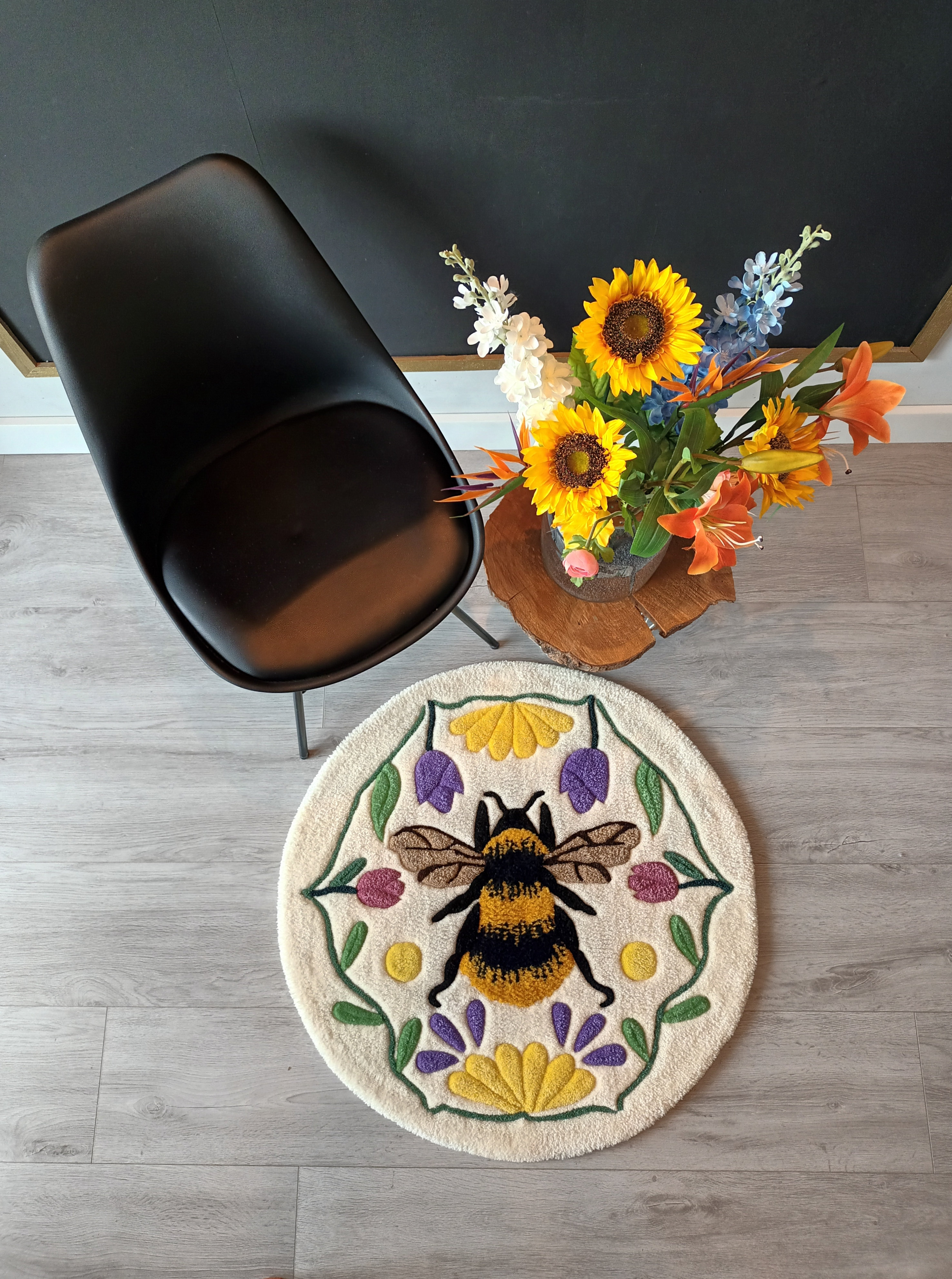 Folkart Bee Rug