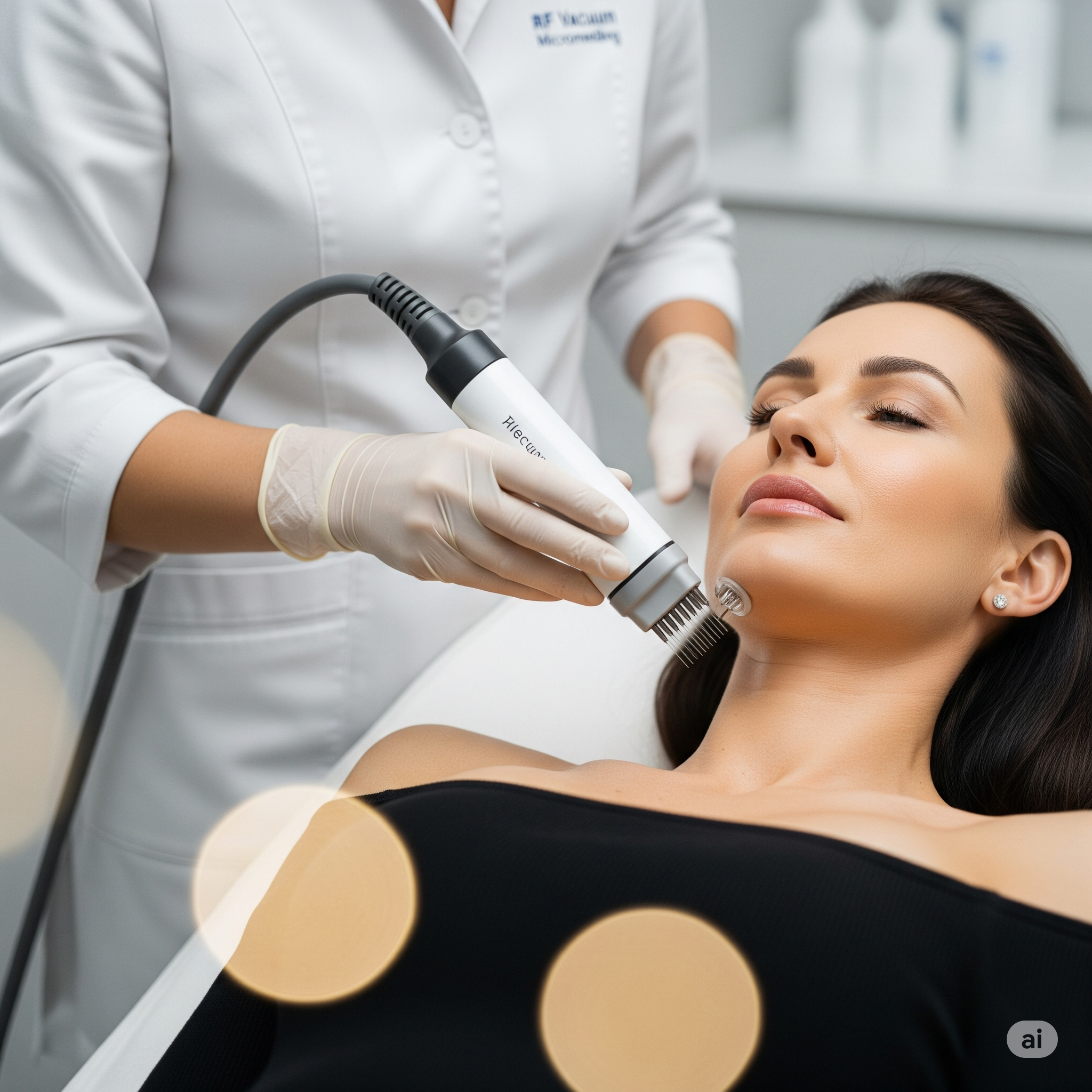 Radiofrequenz-Vakuum-Microneedling