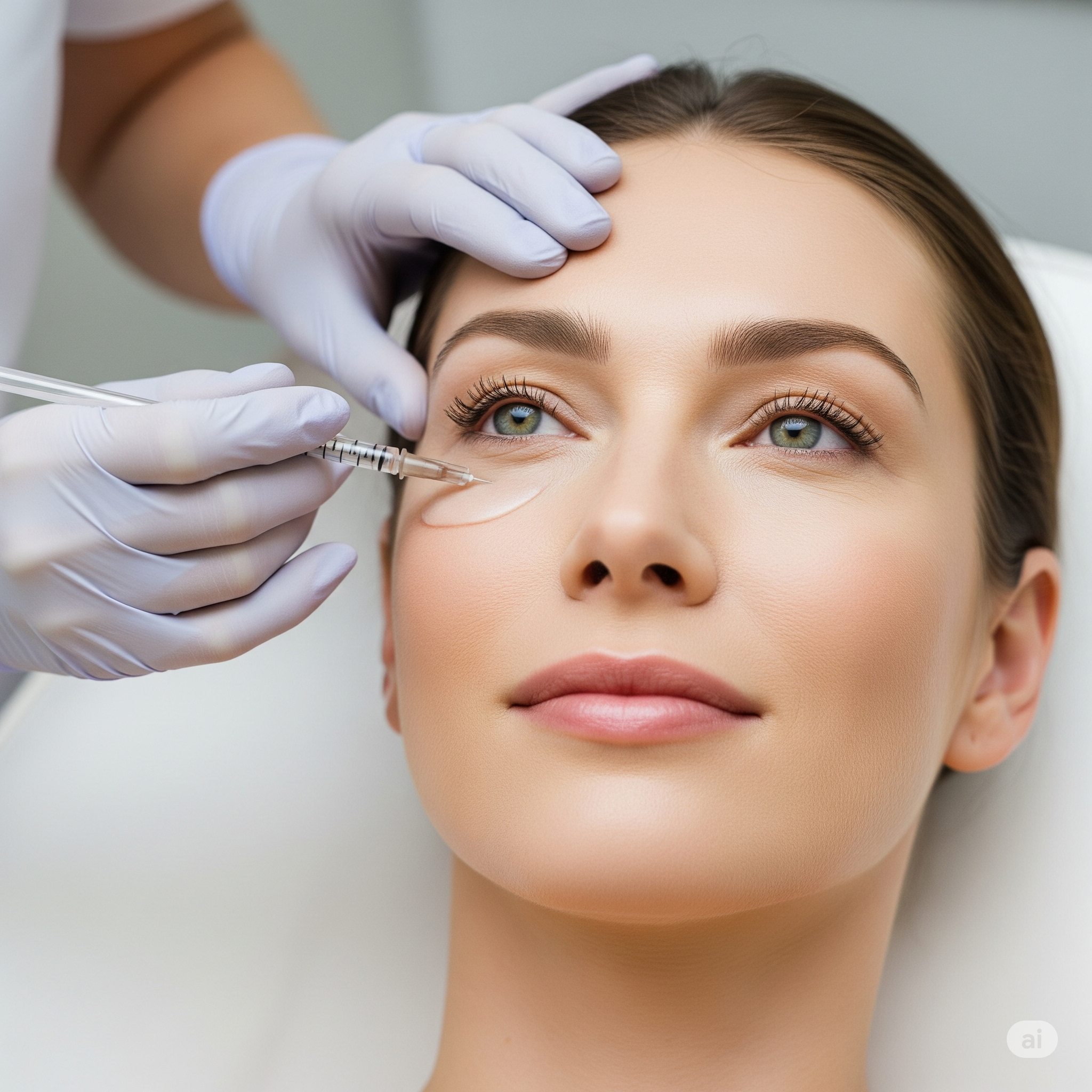 Hyalight-Revitalisierung/FreshLift gegen Augenringe und Tränensäcke.