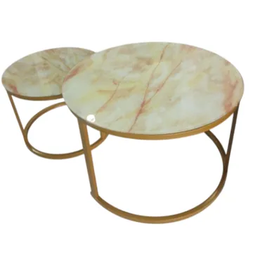 Round Marble Nesting Tables