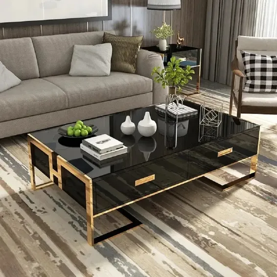 Modern Black Gloss Coffee Table