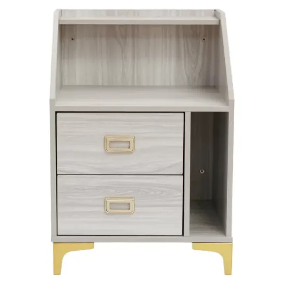 Modern Grey Nightstand