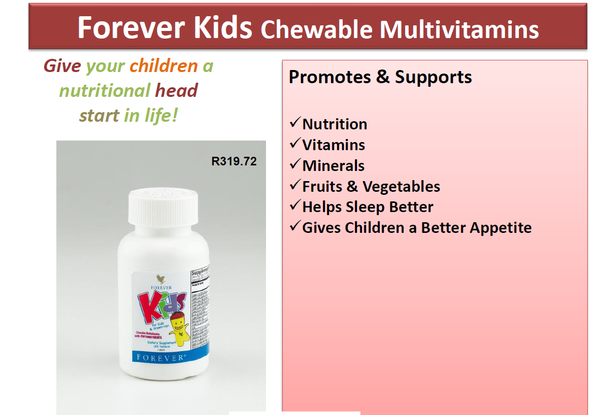 Forever Kids Chewable Multivitamins