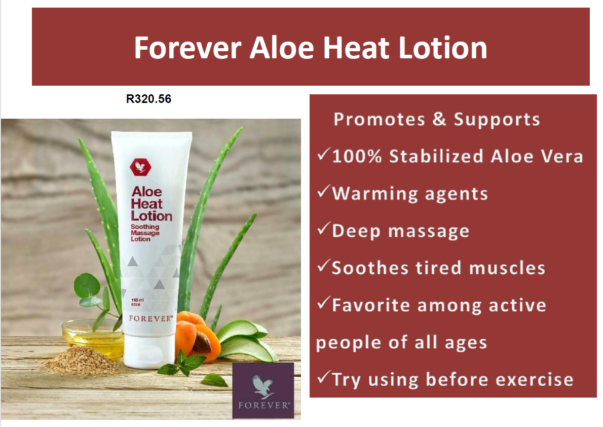 Forever Aloe Heat Lotion