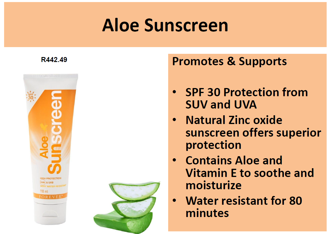 Aloe Sunscreen