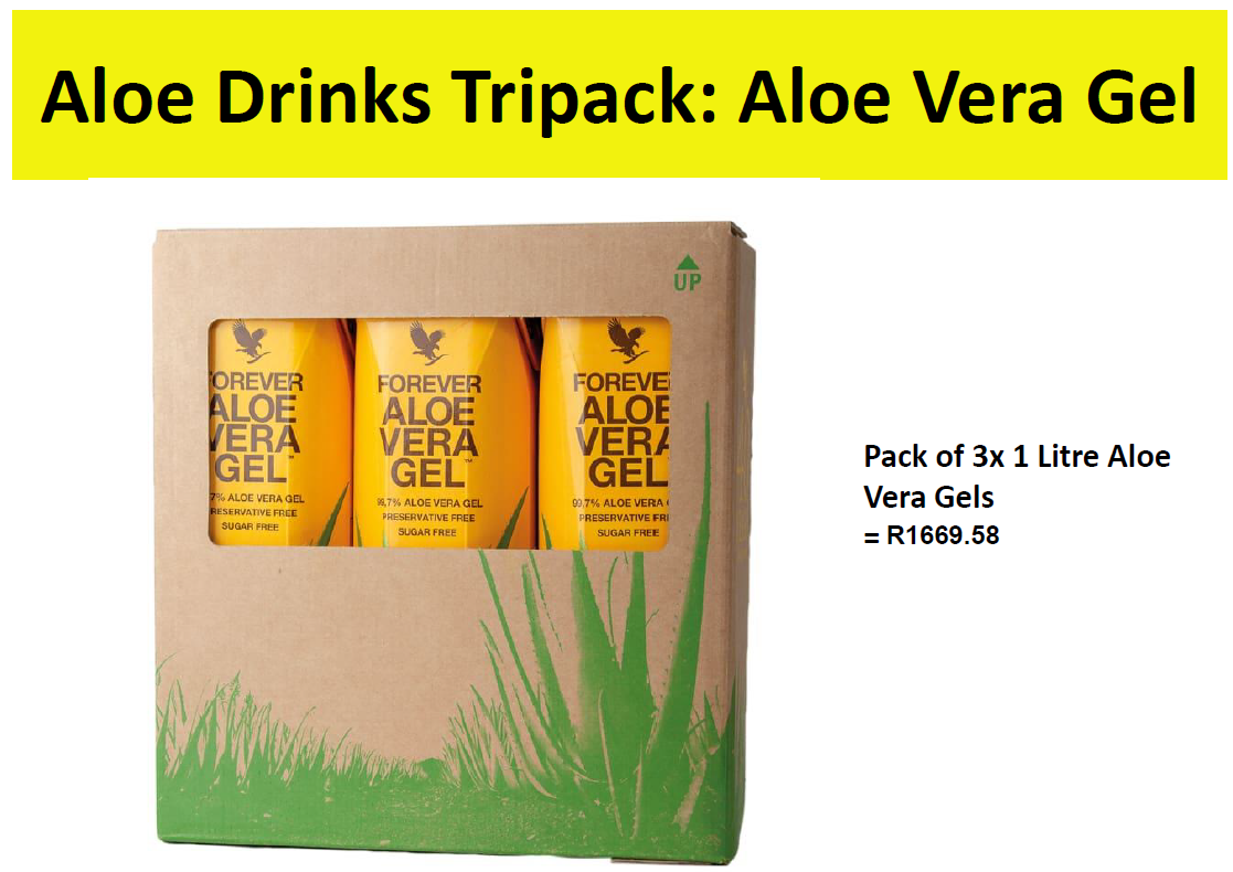 Aloe Drinks Tripack: Aloe Vera Gel