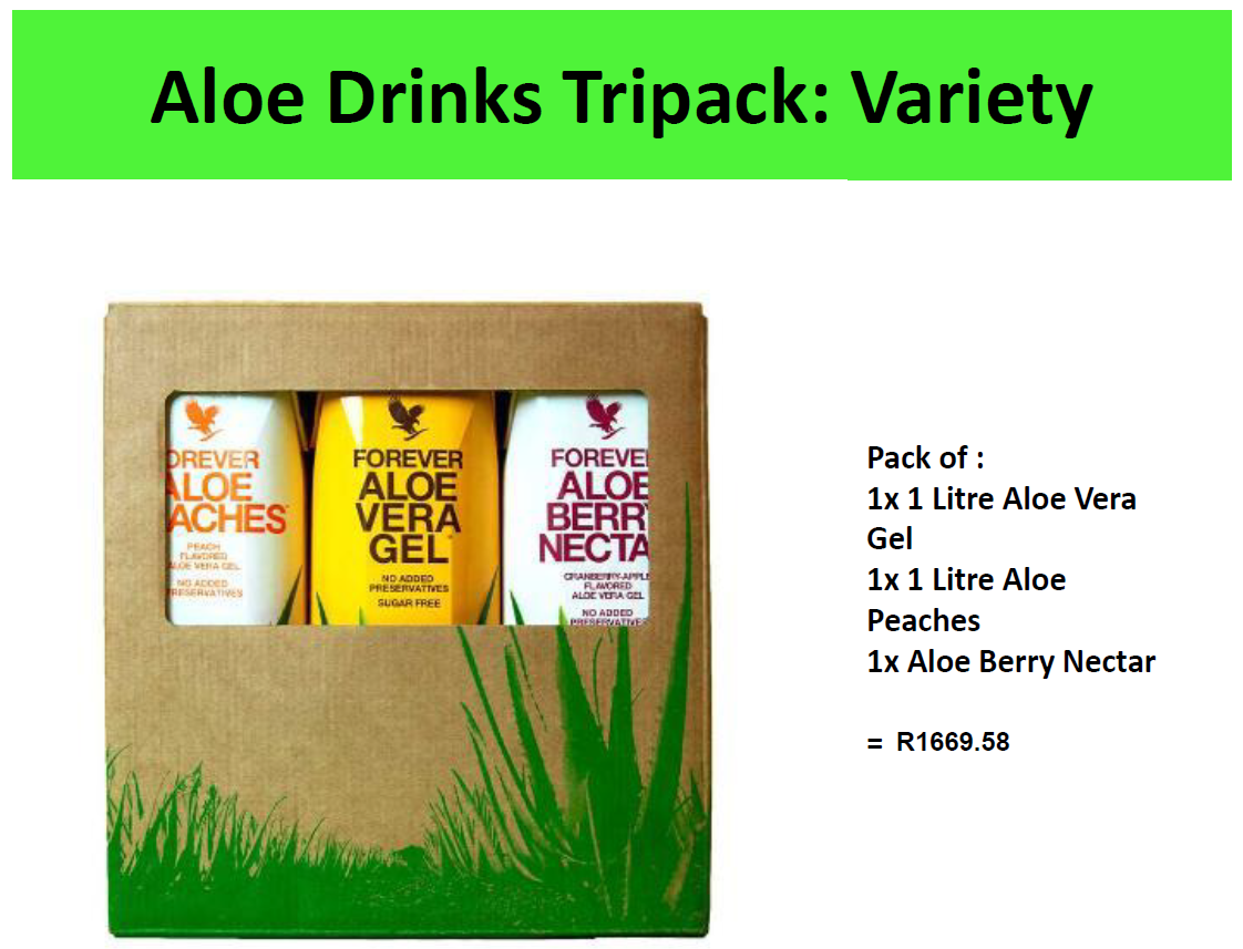 Aloe Drinks Tripack: Variety