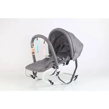 Junior Coral Baby Rocker with canopy