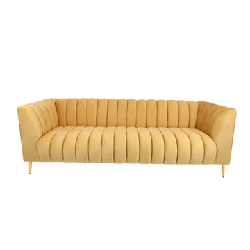 Zoey Stripe Couch (Tan)