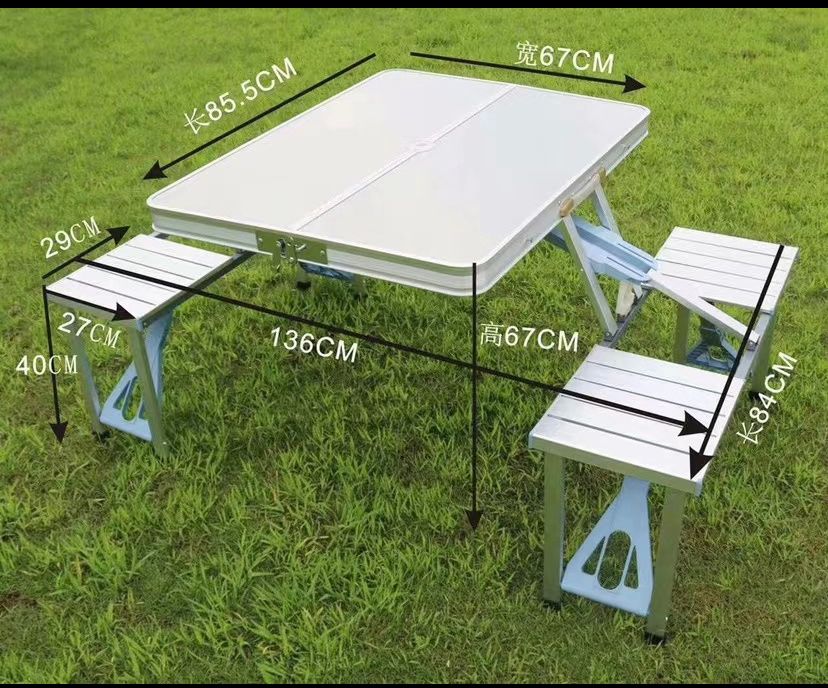 Portable Foldable Picnic Table