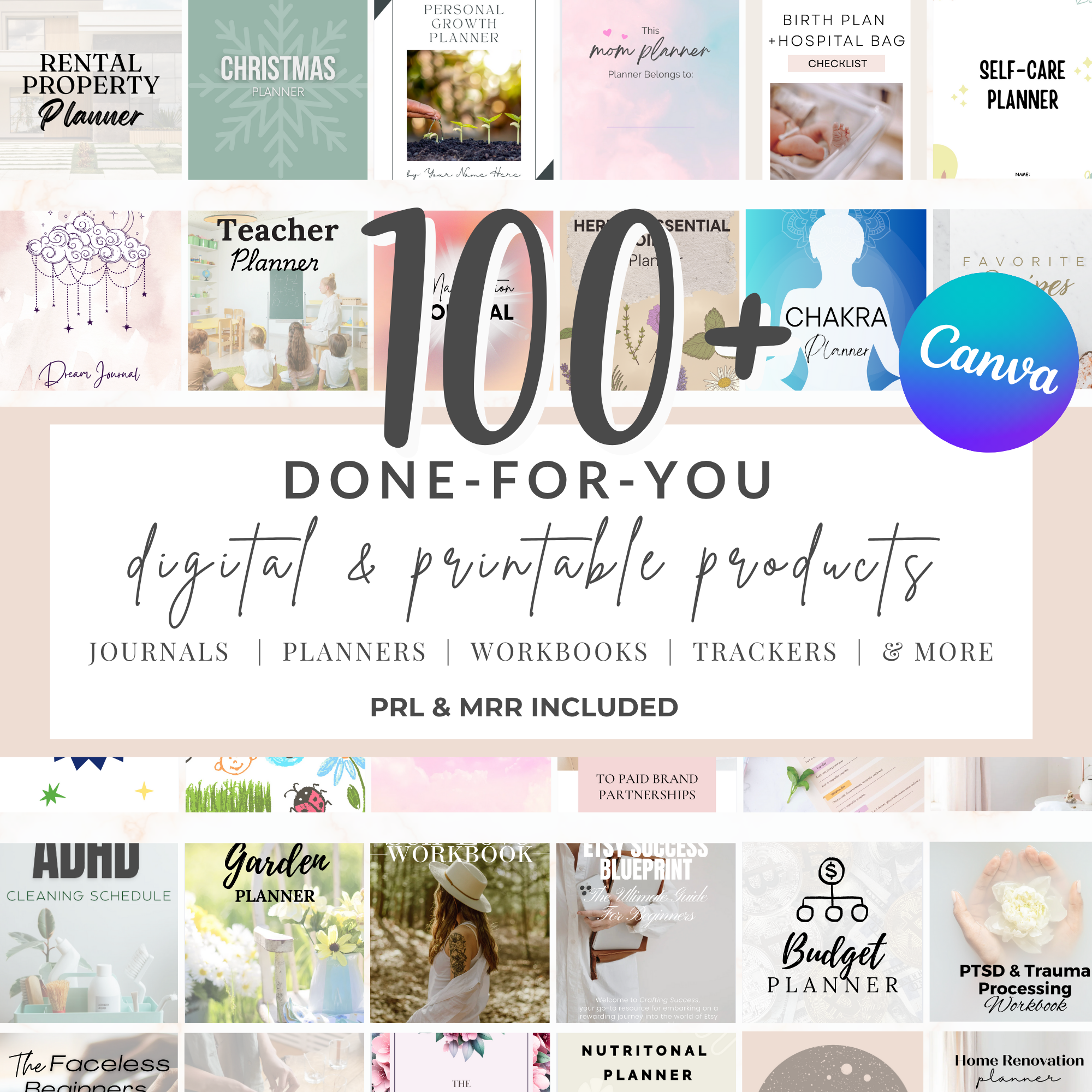 100+ Done-For-You Digital Products