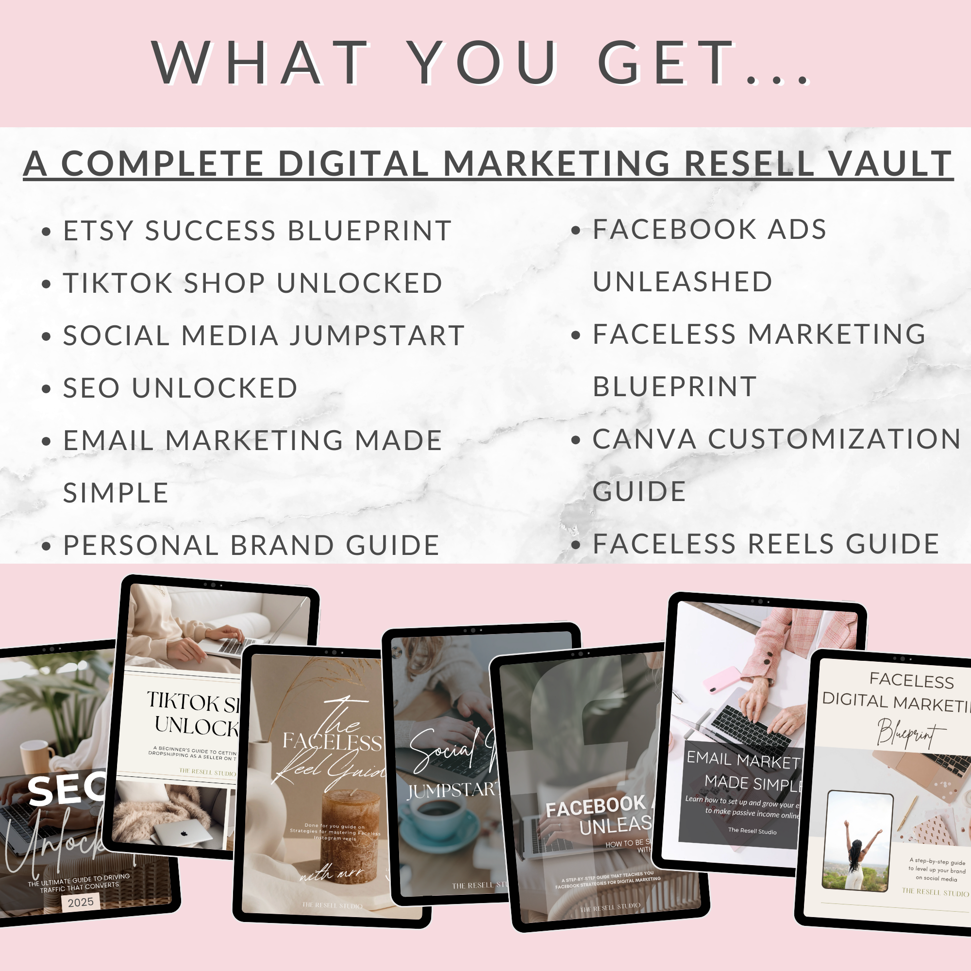 Digital Marketing Resell Vault — 10 Done-for-You Ebooks with Full PLR + MRR Rights