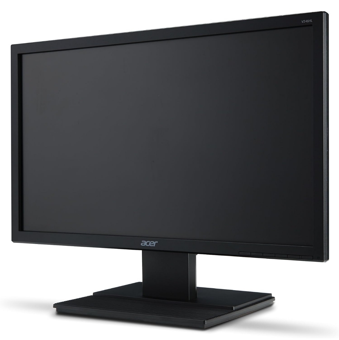 Acer Essential V246HL BD monitor Piatto per PC 61 cm (24") Full HD Nero - Schermi Piatti per PC (61 cm (24"), 1920 x 1080 Pixel, Full HD, LCD, 5 ms, Nero)