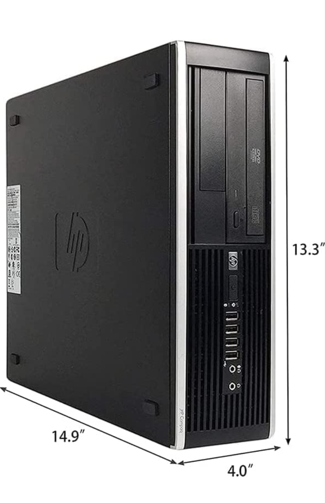 HP, Pc desktop i7 pronto all'uso,16 Gb Ram, ssd 512Gb, Wi Fi, Libre Office, Windows 11 PRO, Computer fisso Pc i7 