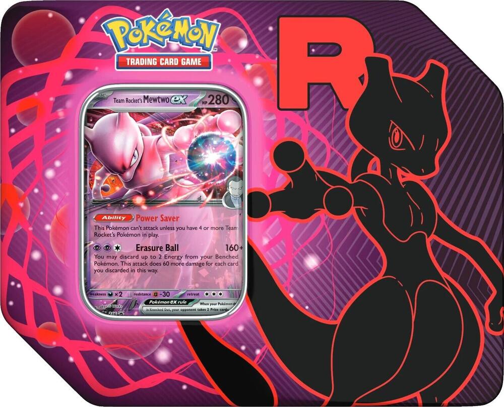 Team Rocket Tin Mewtwo EX