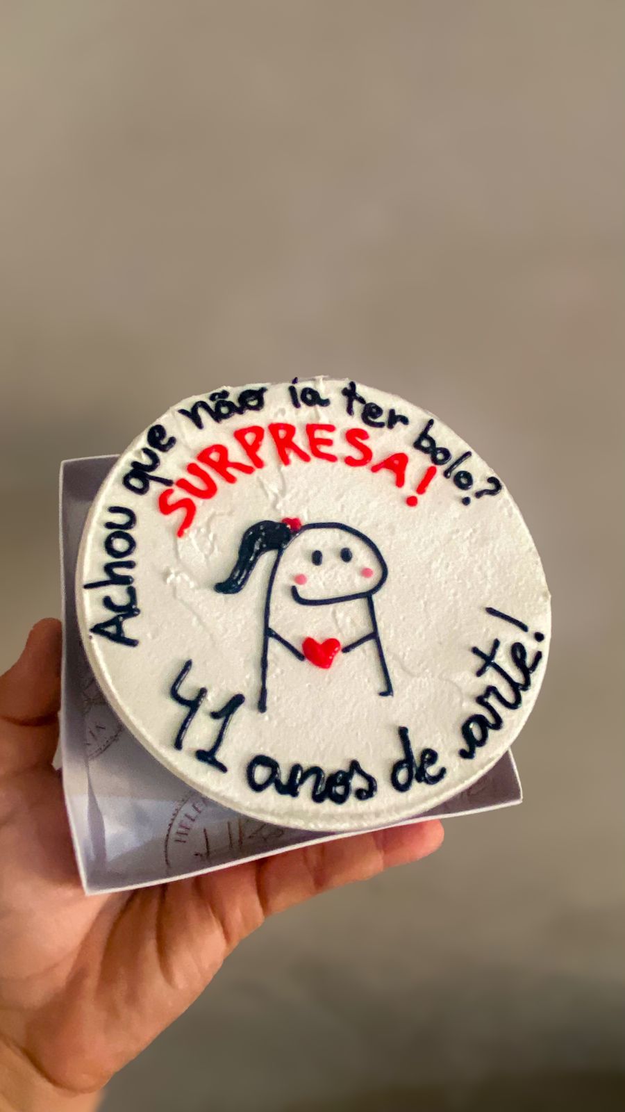 Bentô cake com balão