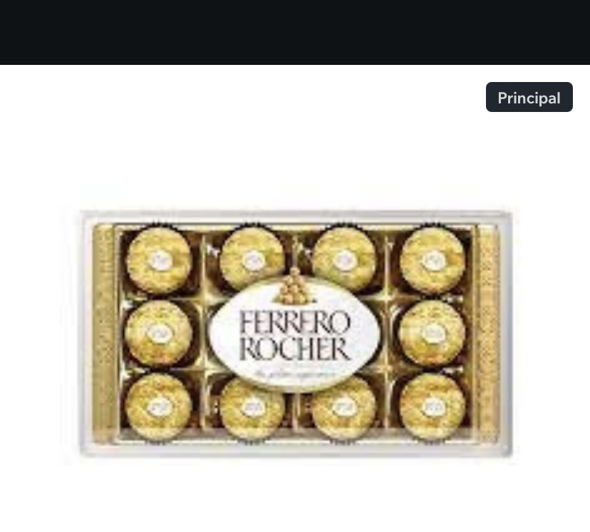 Caixa com 12 Bombona Ferrero Rocher 