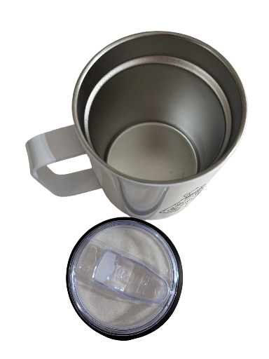 Caneca Térmica Inox Café Chocolate E Cerveja 350ml Com Tampa 