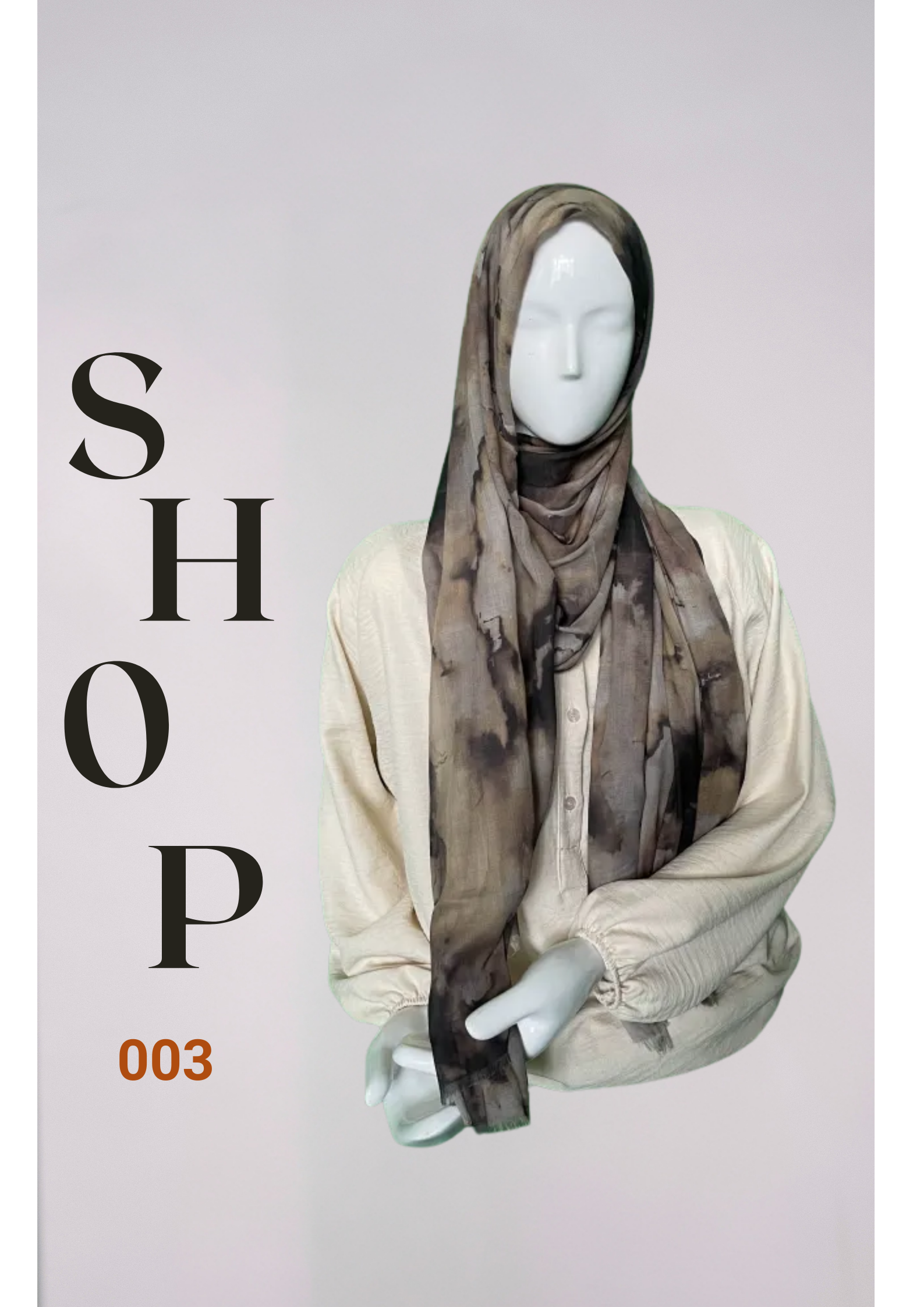 Watercoloured Modal Scarf