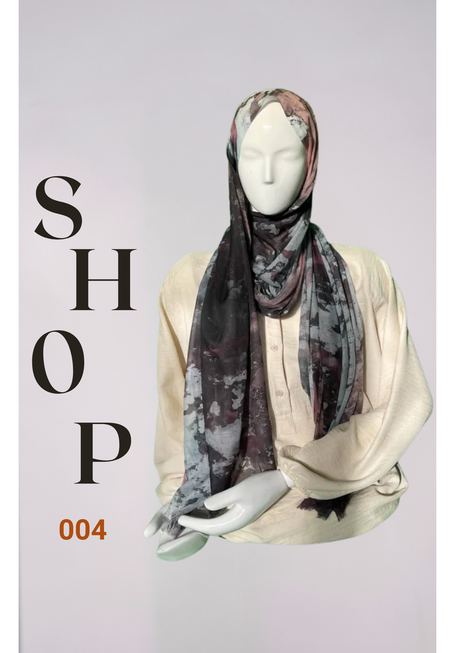 Watercoloured Modal Scarf