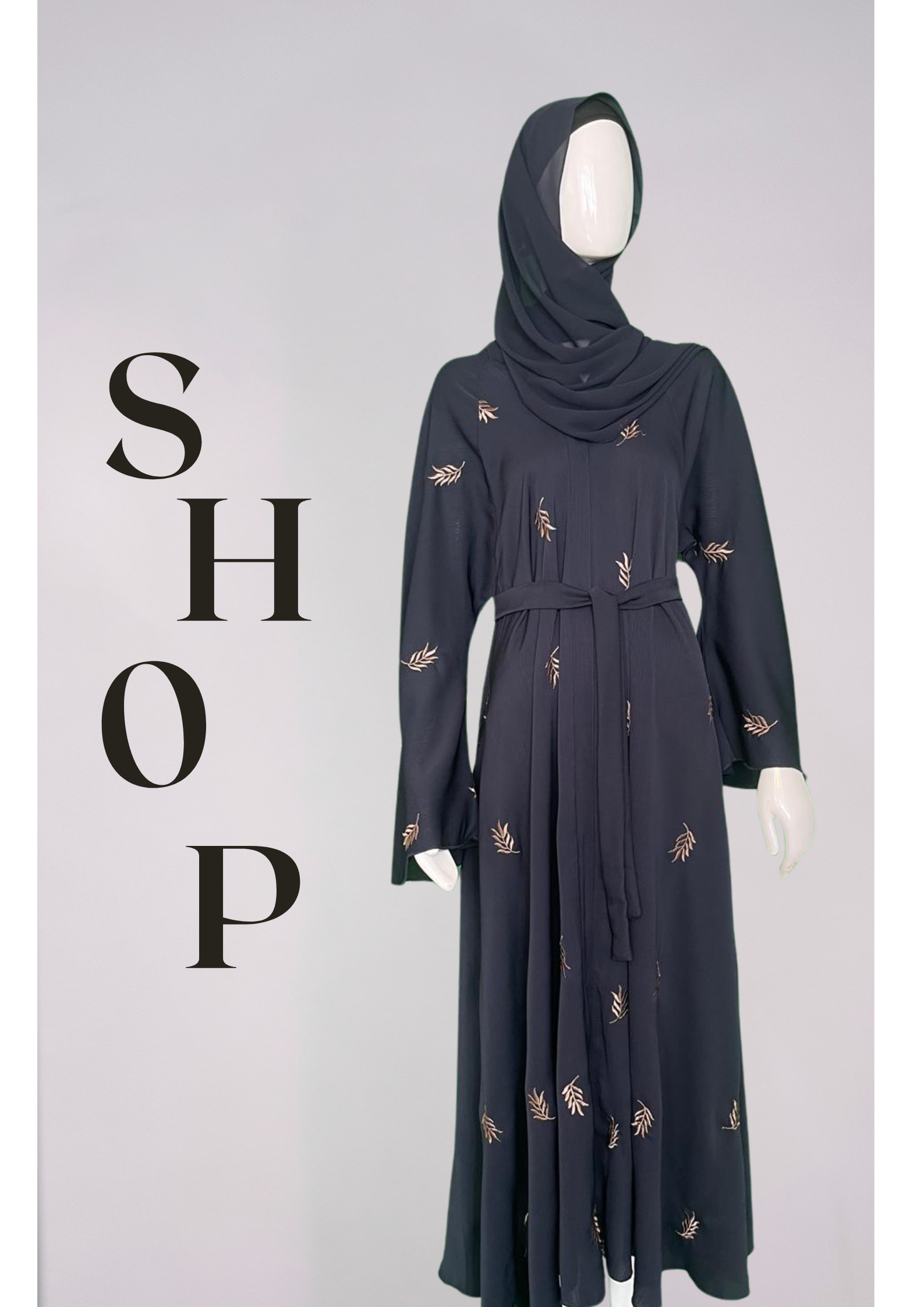 Embroidered Abaya