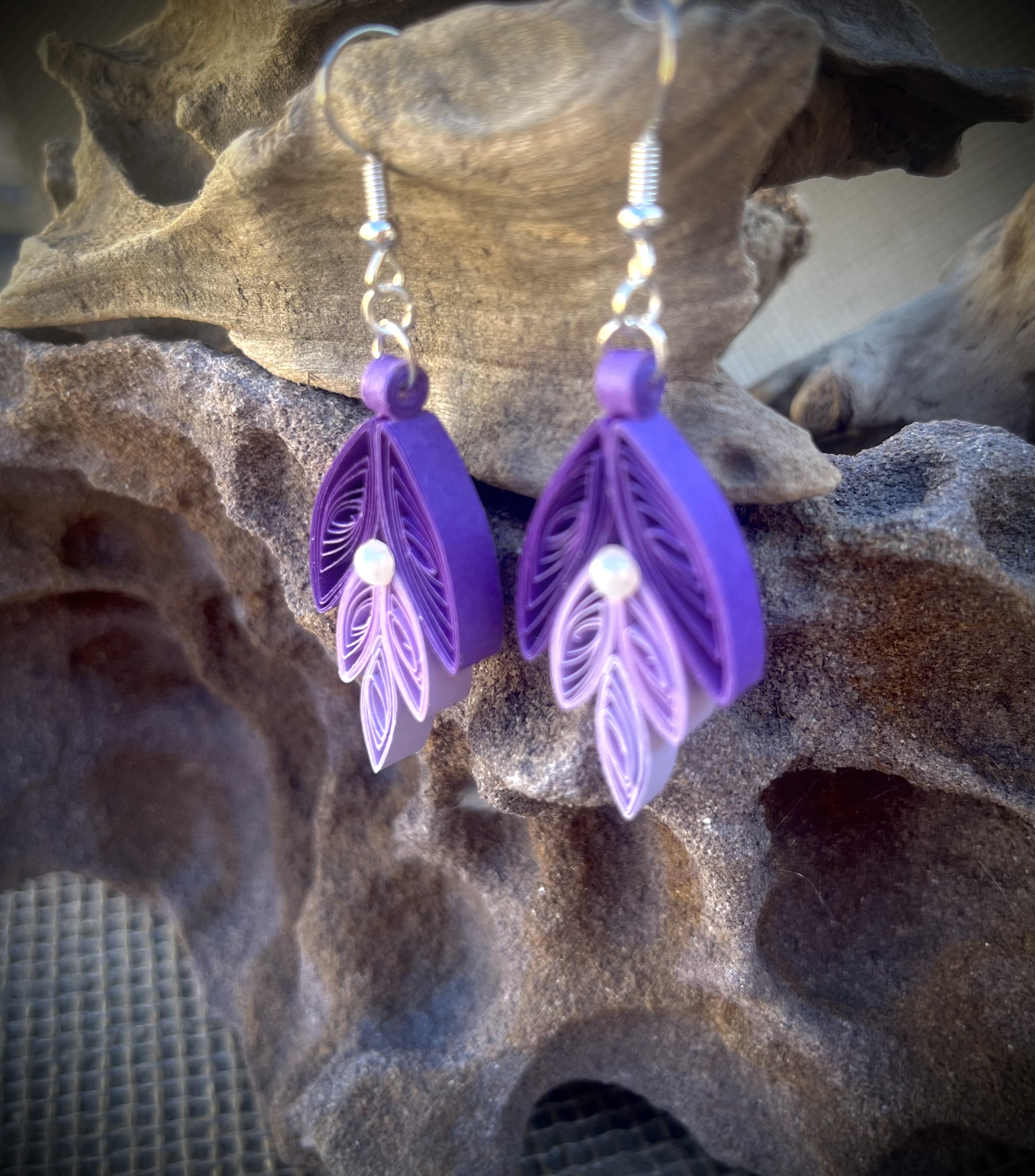 Handcrafted Quilled Paper Earrings