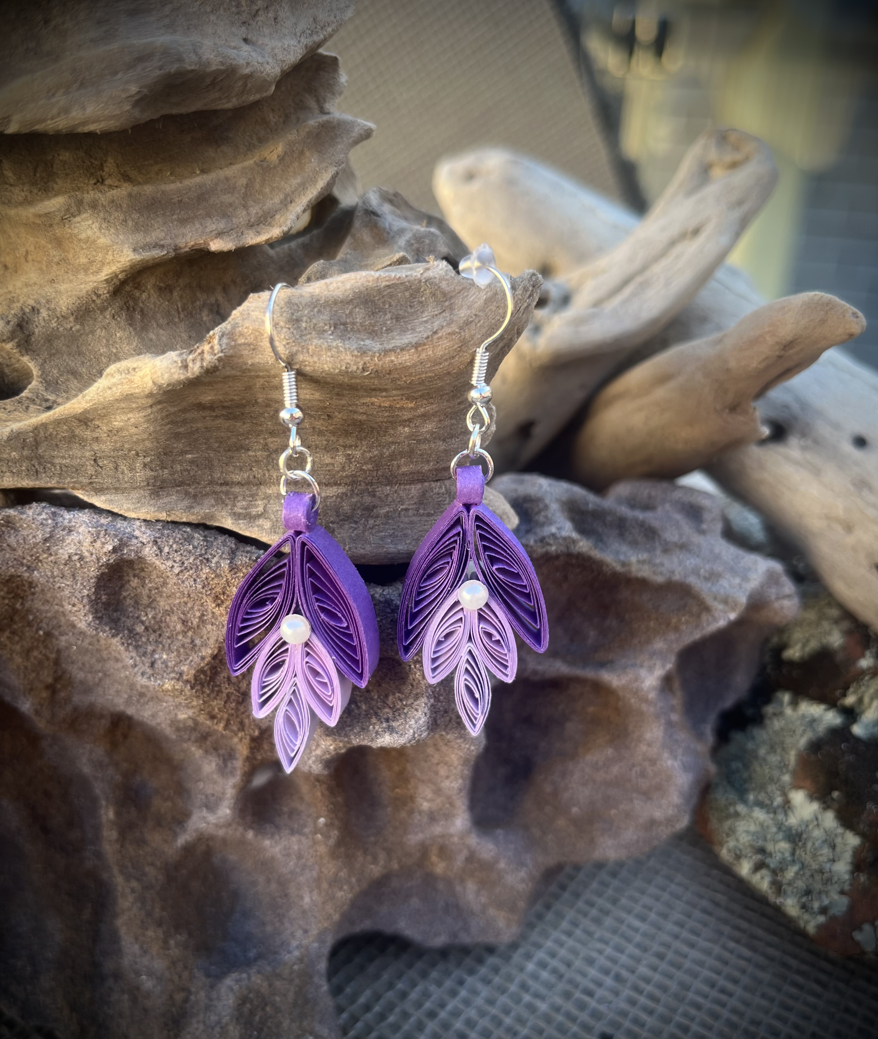 Handcrafted Quilled Paper Earrings