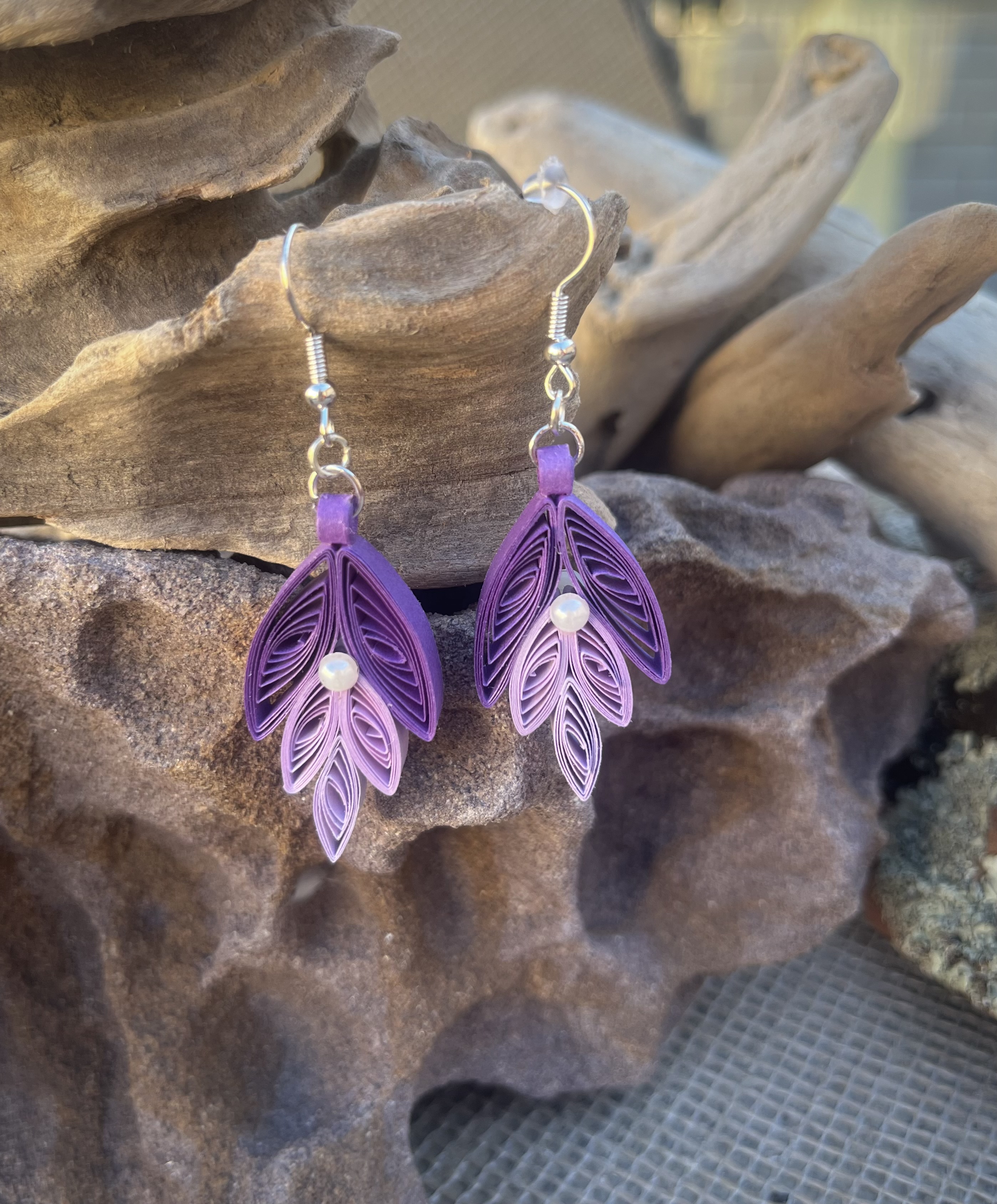Handcrafted Quilled Paper Earrings