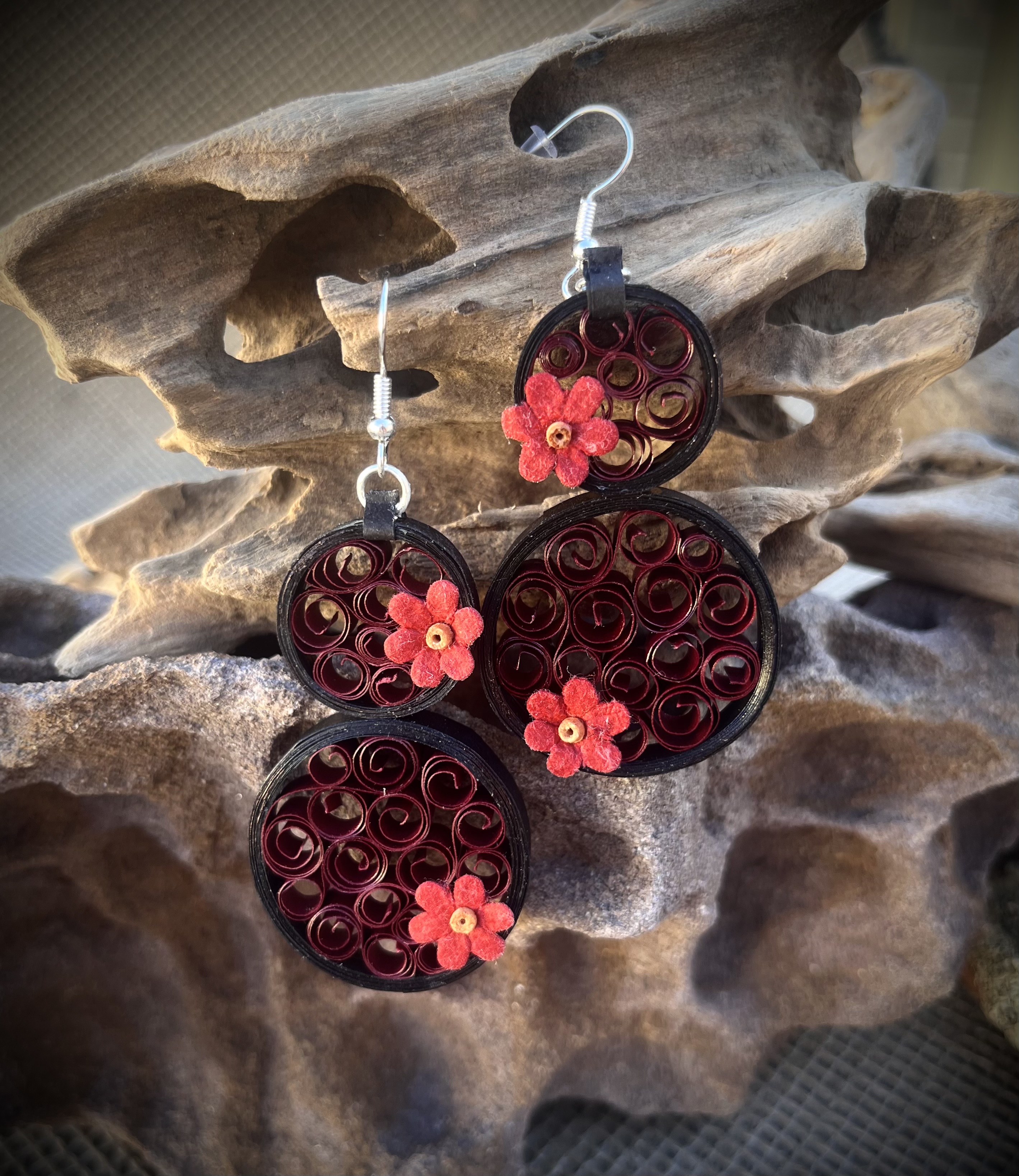 Handcrafted Quilled Paper Earrings