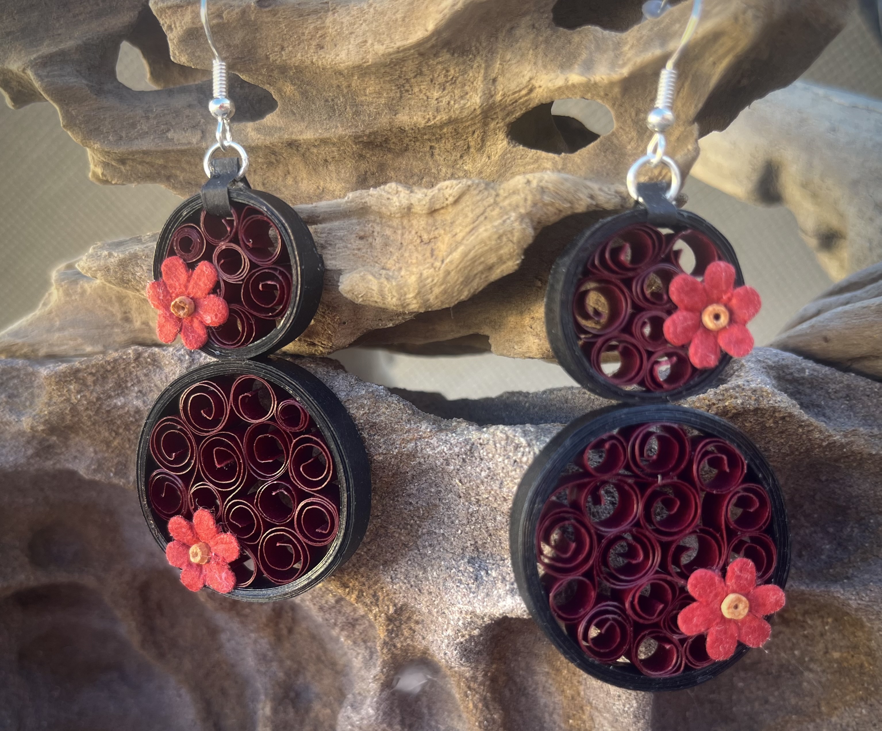 Handcrafted Quilled Paper Earrings
