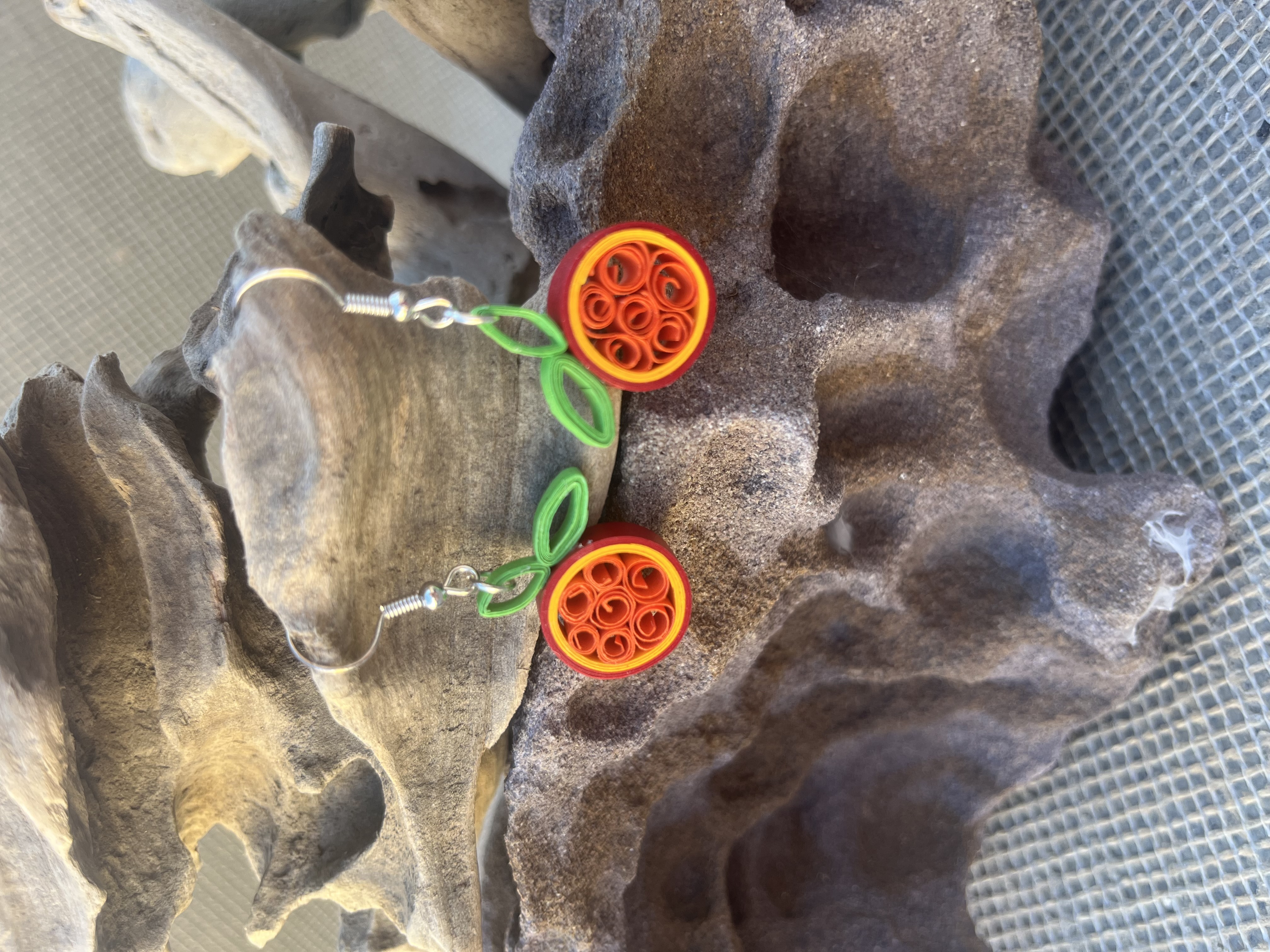 Handcrafted Quilled Paper Earrings