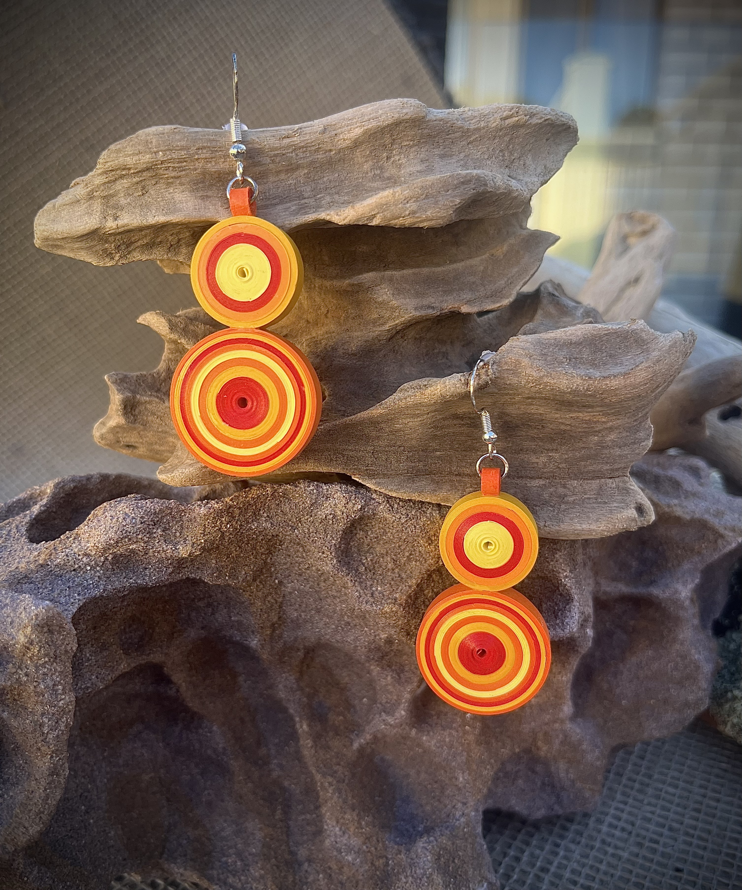 Handcrafted Quilled Paper Earrings